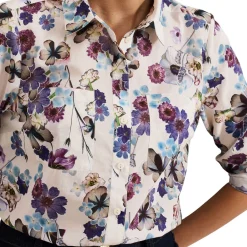 Maddelena Floral Shirt Women Tops