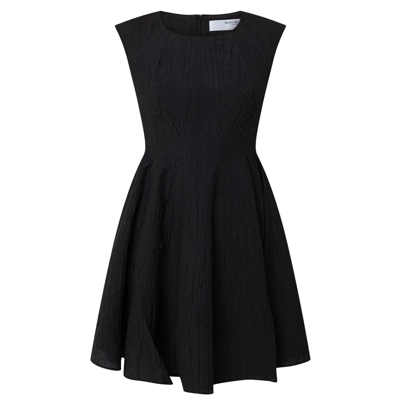 Maddie Cap-Sleeve Mini Flared Dress Women Dresses