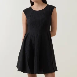 Maddie Cap-Sleeve Mini Flared Dress Women Dresses