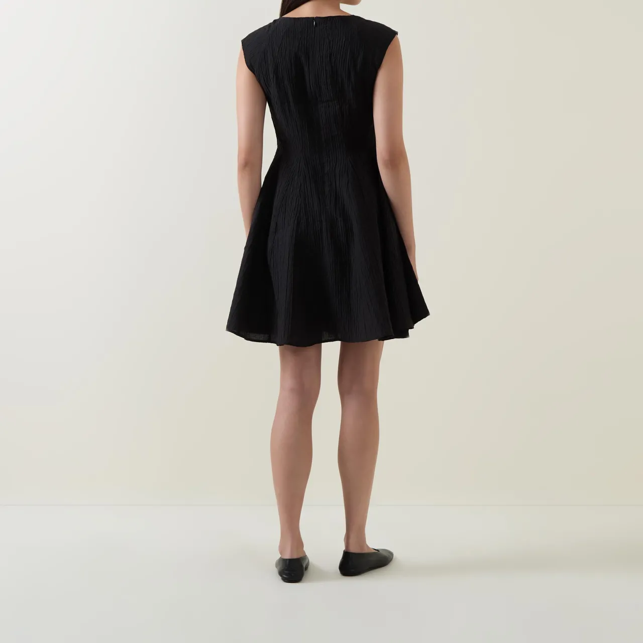 Maddie Cap-Sleeve Mini Flared Dress Women Dresses