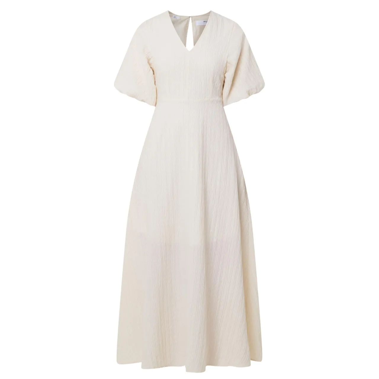 Best Maddie Puff-Sleeve Flared Dress Women Dresses