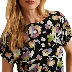 Hot Maddie Watercolour Floral Top Women Tops