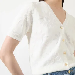 Sale Maddy Floral Jacquard Cardigan Women Sweaters & Cardigans