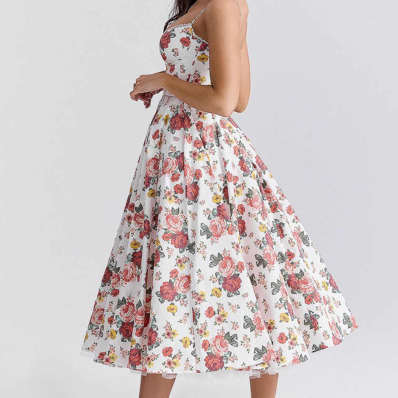 Clearance Mademoiselle Rose Tulle Dress Women Dresses