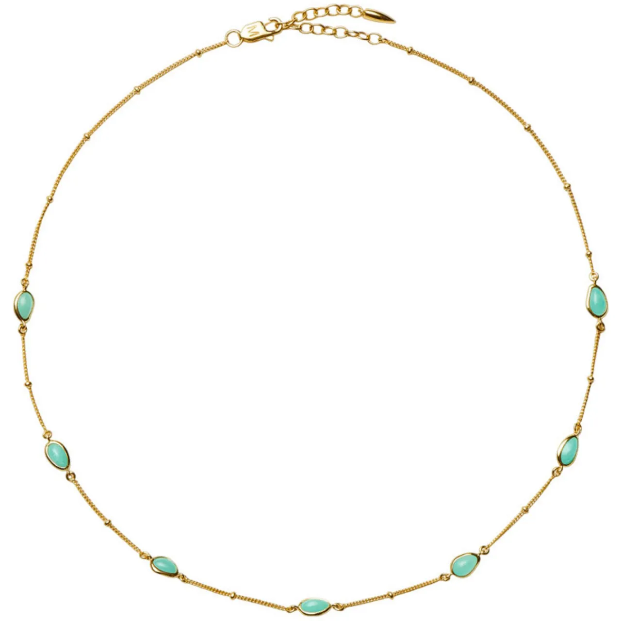 New Magma Gemstone Charm Choker Necklace Women Necklaces