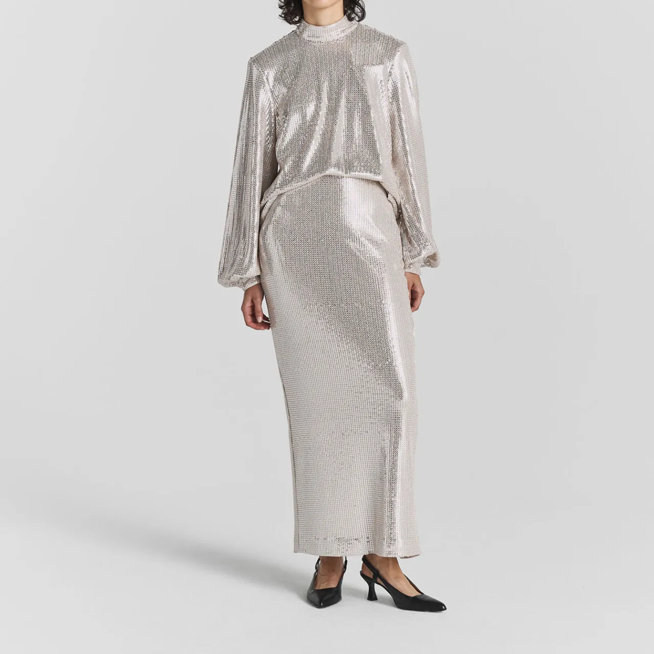 Online Maia Sequin Blouse Women Tops
