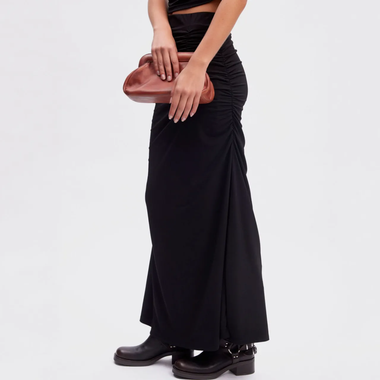 Outlet Maily Ruched Skirt Women Skirts