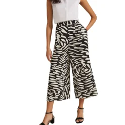 New Malaya Printed Culotte Trousers Women Trousers & Shorts