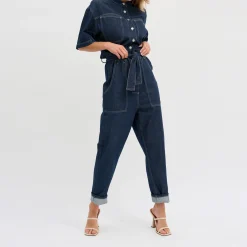 Best Malo Denim Jumpsuit Women Jumpsuits