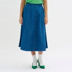 Hot Malo High-Rise Denim Skirt Women Skirts