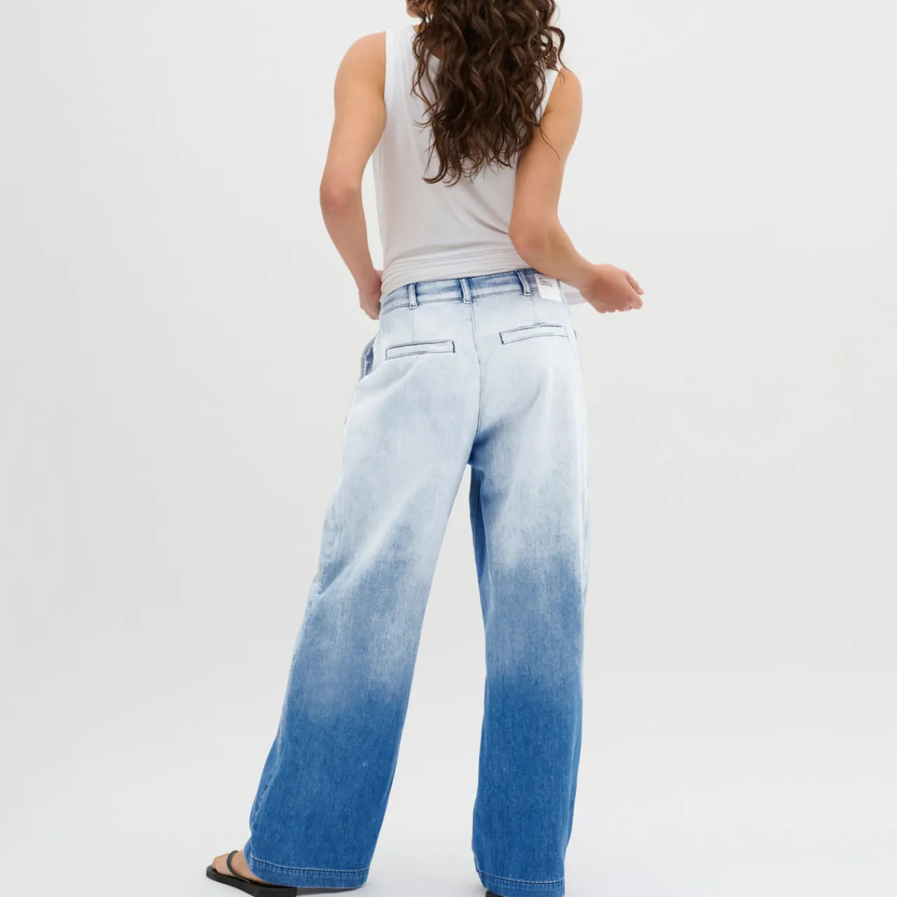 Discount Malo High-Rise Wide Leg Jeans Women Denim