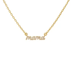 Best Mama Said Pavé Pendant Necklace Women Necklaces