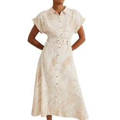 Sale Mandi Printed Shirt Dress Women Dresses