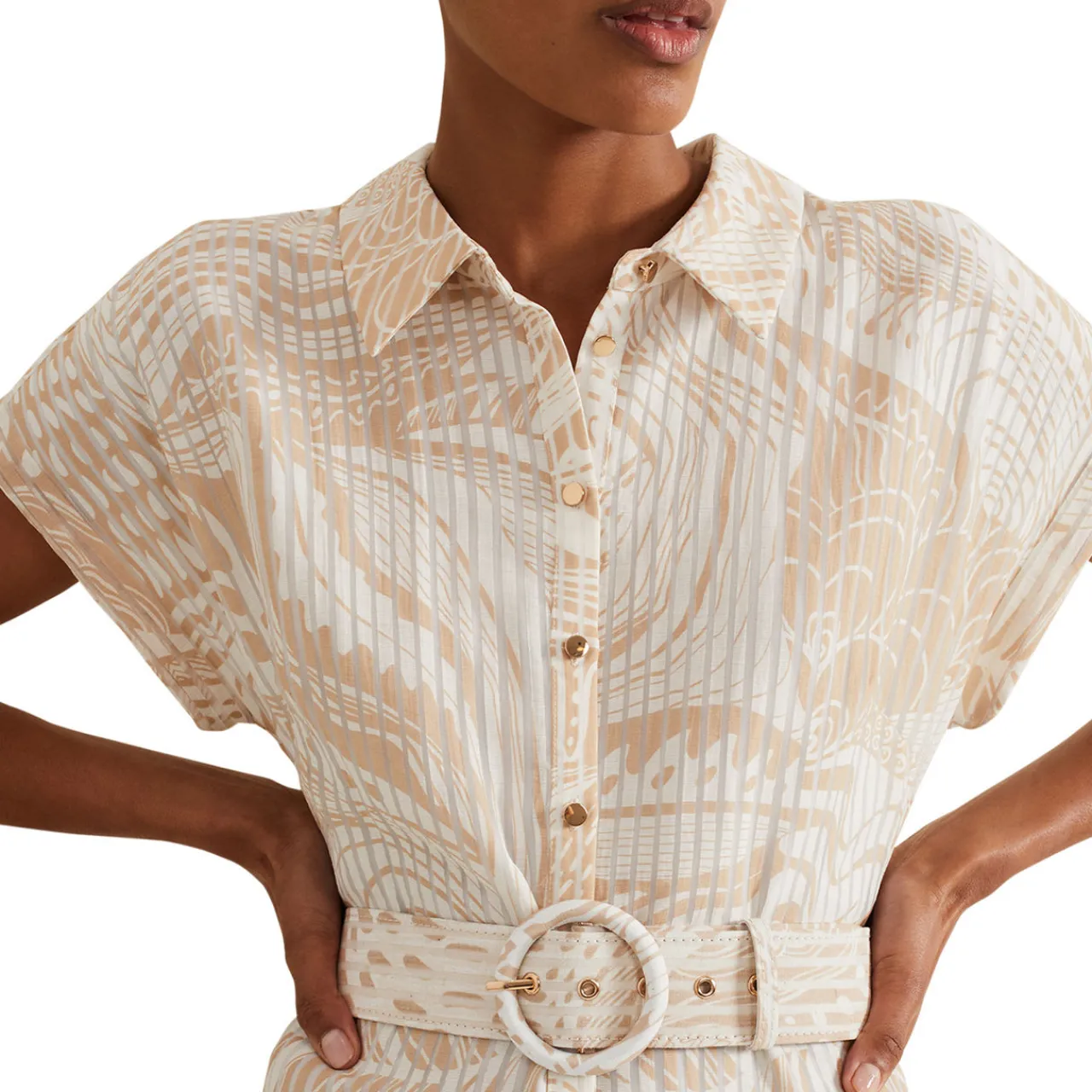Sale Mandi Printed Shirt Dress Women Dresses