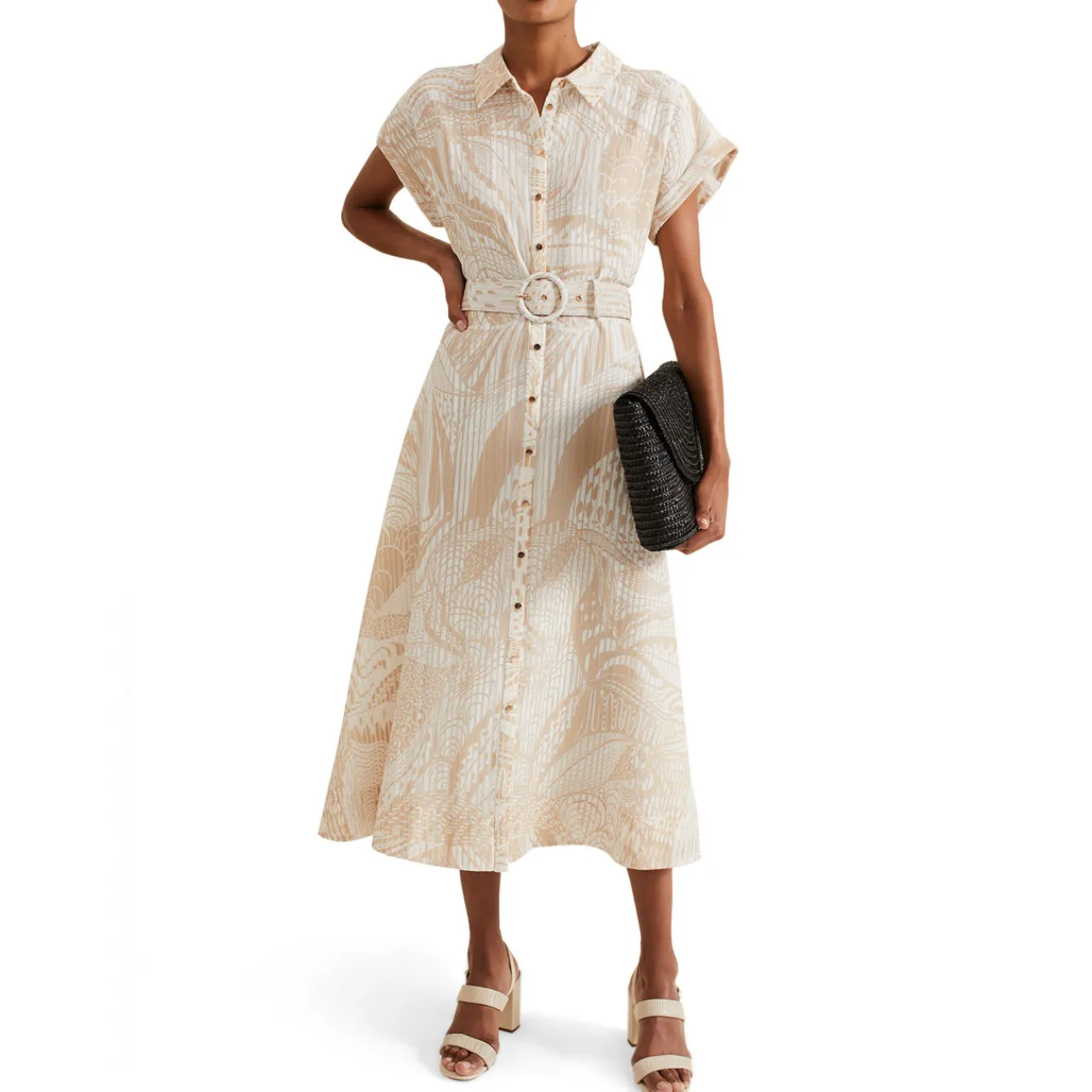 Sale Mandi Printed Shirt Dress Women Dresses