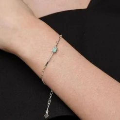 Discount Manhattan Aqua Chalcedony Bracelet Women Bracelets