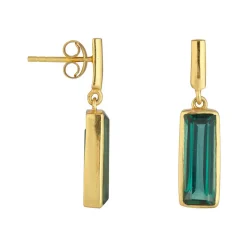 Discount Manhattan Green Tourmaline Drop Earrings Women Earrings