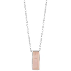 Outlet Manhattan Rose Quartz Pendant Necklace Women Necklaces