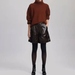 Sale Manzi Roll Turtleneck Wool Sweater Women Sweaters & Cardigans
