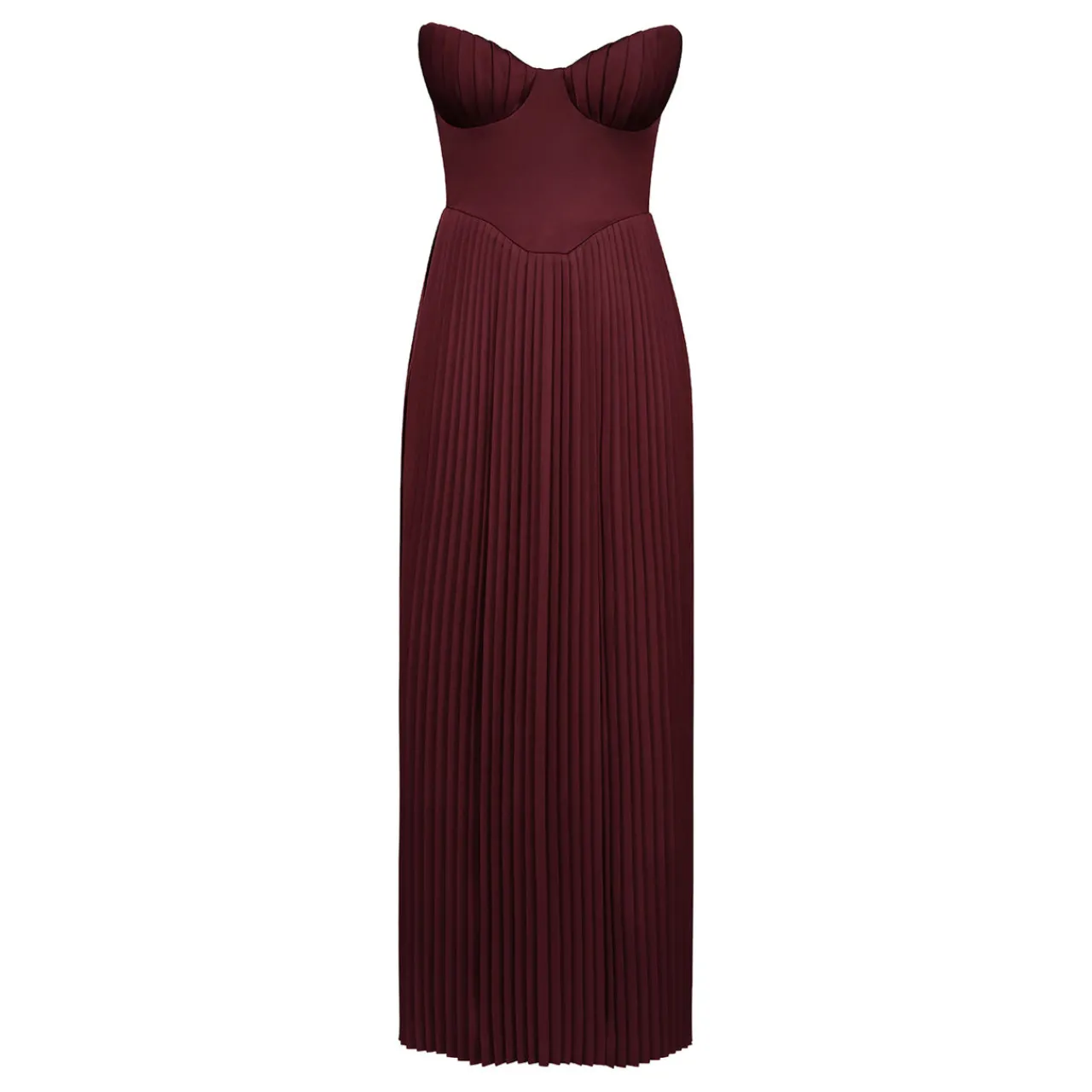 Hot Marcella Pleated Gown Women Dresses
