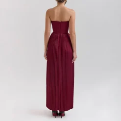 Hot Marcella Pleated Gown Women Dresses