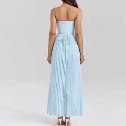 Clearance Marcella Pleated Gown Women Dresses