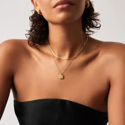 Outlet March Birthstone Necklace Women Necklaces