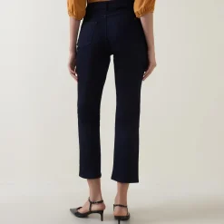 Hot Margot Cropped Straight Leg Jeans Women Denim