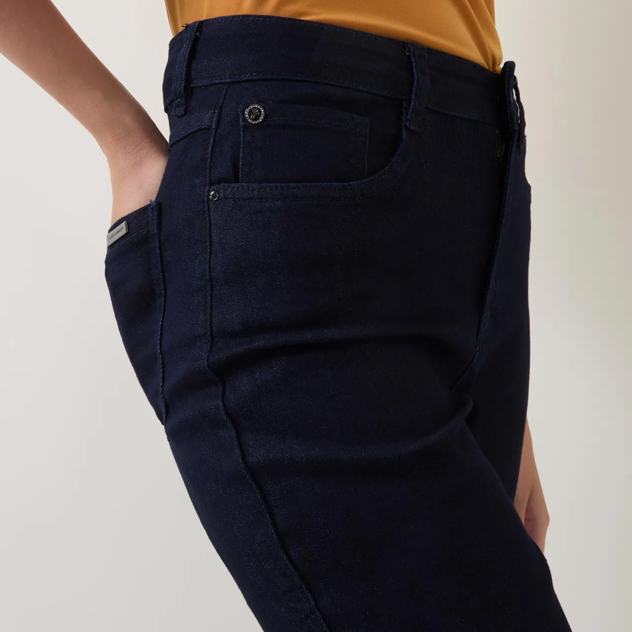Hot Margot Cropped Straight Leg Jeans Women Denim