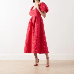 Online Maria Floral Jacquard Dress Women Dresses|Mother Of The Bride