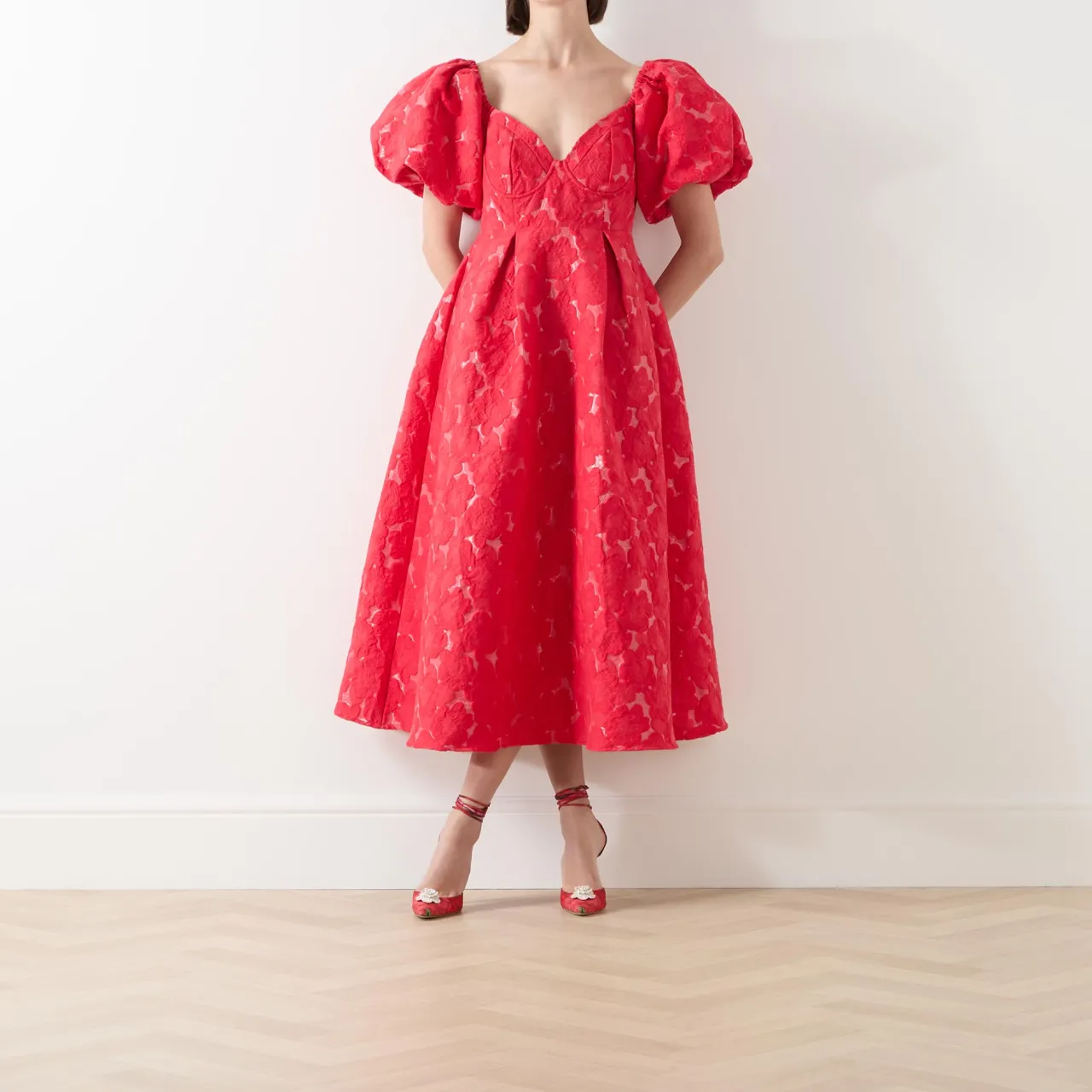Online Maria Floral Jacquard Dress Women Dresses|Mother Of The Bride