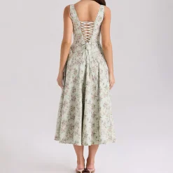 Sale Mariabella Floral Flared Dress Women Dresses