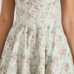 Sale Mariabella Floral Flared Dress Women Dresses
