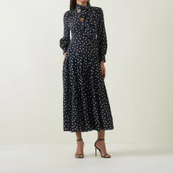 New Marigold Bohemia Spot Dress Women Dresses
