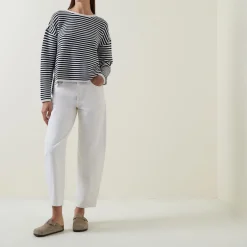 Hot Marine Striped Sweater Women Sweaters & Cardigans