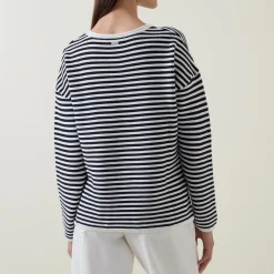 Hot Marine Striped Sweater Women Sweaters & Cardigans