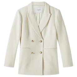 Outlet Mariner Tweed Double-Breasted Blazer Women Coats & Jackets