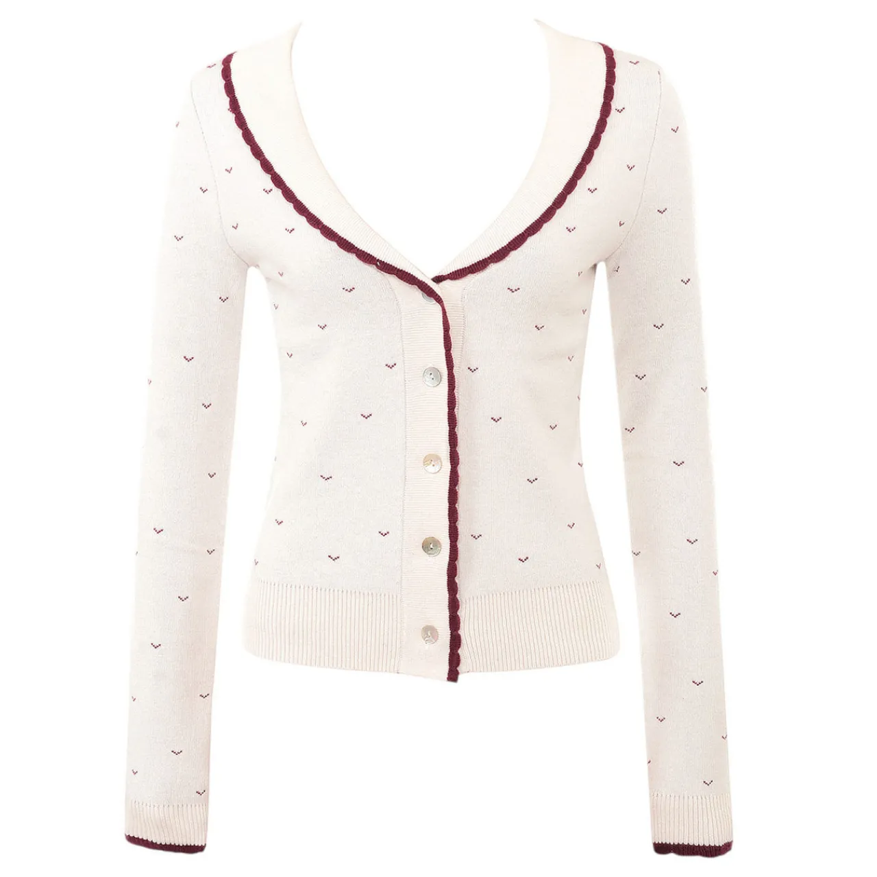 Clearance Marla Contrast Trimmed Cardigan Women Sweaters & Cardigans