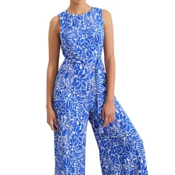Sale Marta Leaf Wide Leg Jumpsuit Women Jumpsuits