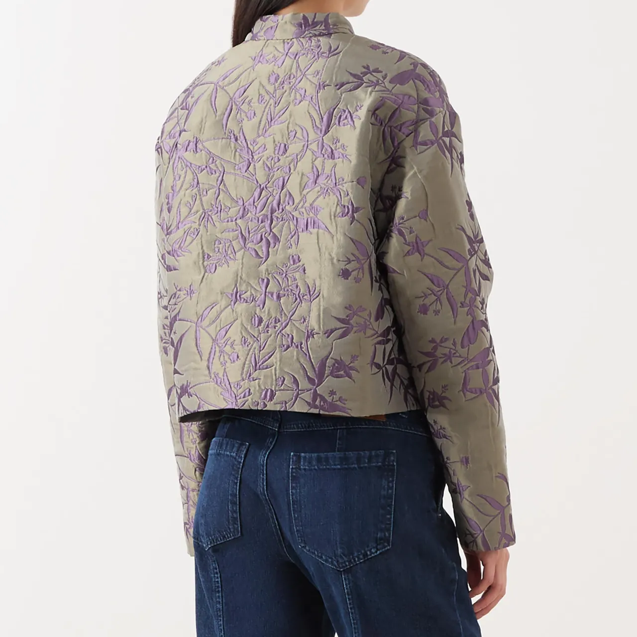 New Marte Floral Matelassé Jacquard Jacket Women Coats & Jackets