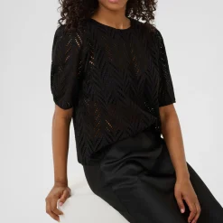 Best Masha Open Knit Top Women Sweaters & Cardigans