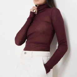 Online Massachusetts Fine-Knit Turtleneck Women Tops