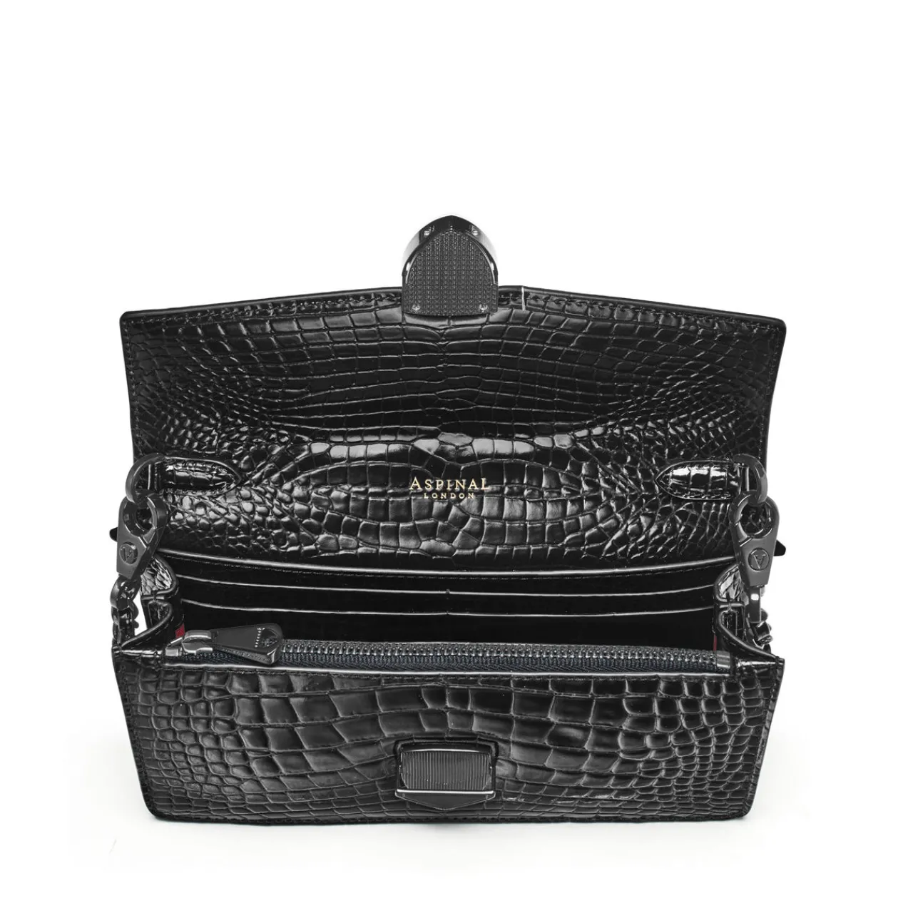 Online Mayfair® 2 Patent-Croc Clutch Bag Women Clutch Bags