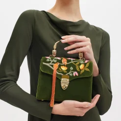 Sale Mayfair® Embroidered Birds of Paradise Midi Crossbody Bag Women Crossbody Bags