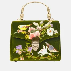 Outlet Mayfair® Embroidered English Garden Midi Crossbody Bag Women Crossbody Bags|Top Handle Bags