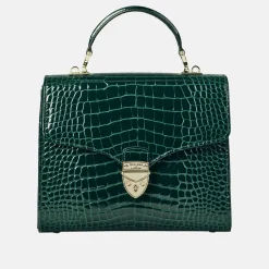 Best Mayfair® Patent-Croc Crossbody Bag Women Crossbody Bags|Top Handle Bags