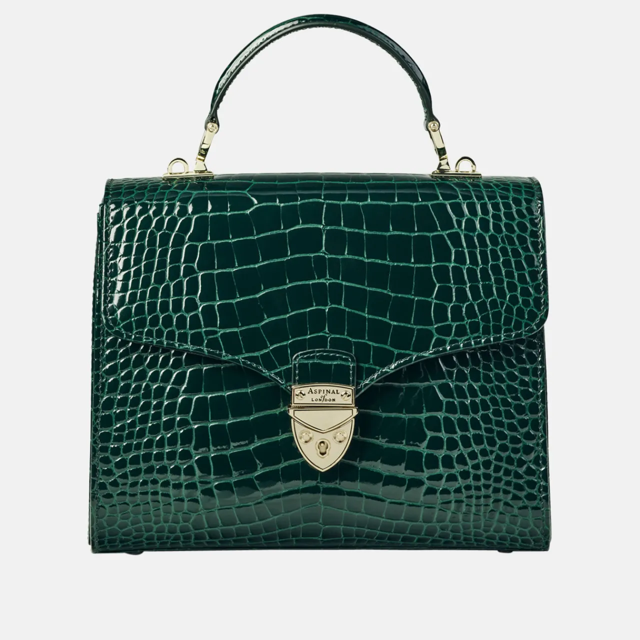 Best Mayfair® Patent-Croc Crossbody Bag Women Crossbody Bags|Top Handle Bags