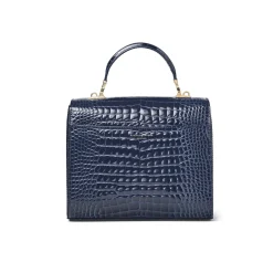 Clearance Mayfair® Patent-Croc Crossbody Bag Women Crossbody Bags|Top Handle Bags
