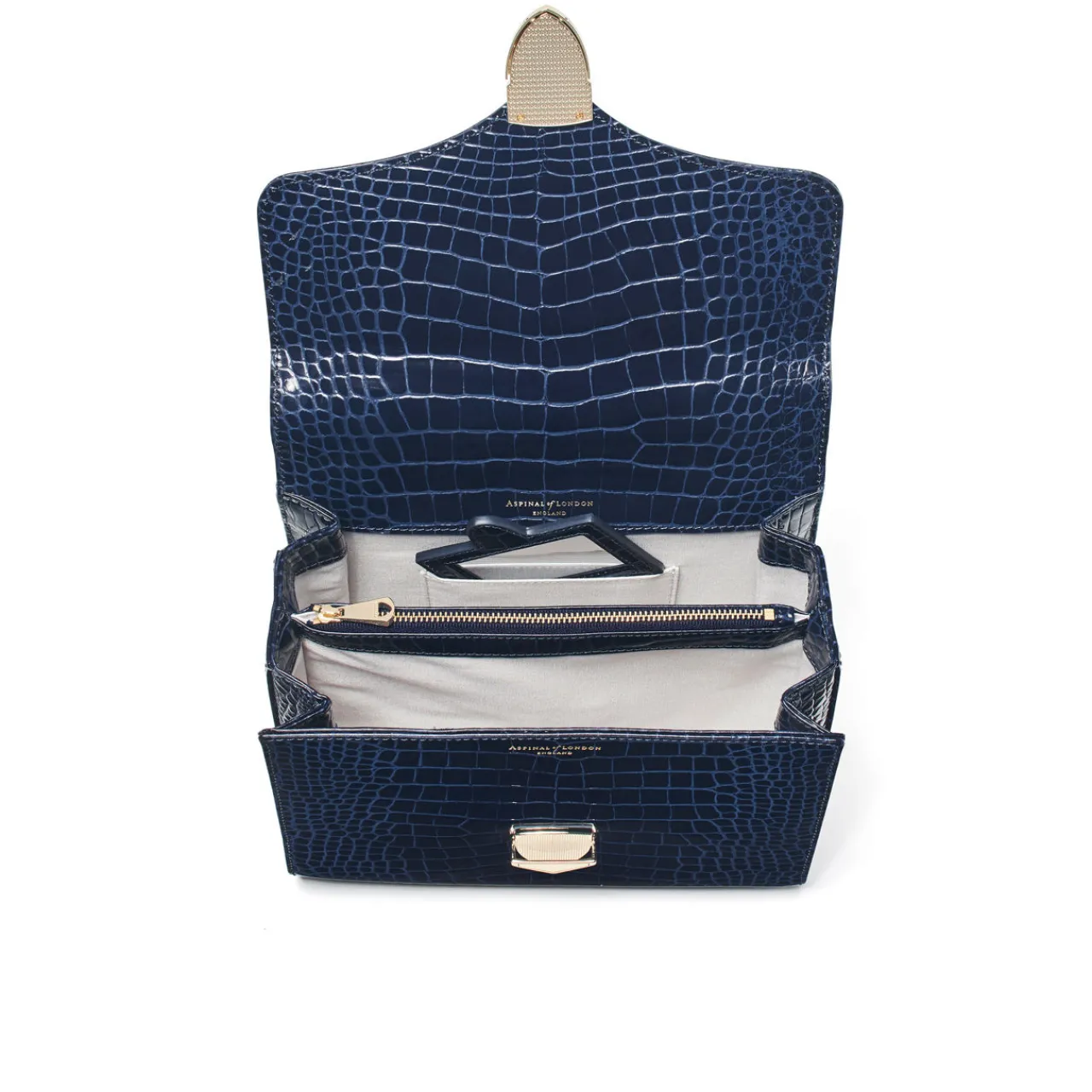 Clearance Mayfair® Patent-Croc Crossbody Bag Women Crossbody Bags|Top Handle Bags