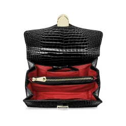 Sale Mayfair® Patent-Croc Crossbody Bag Women Crossbody Bags